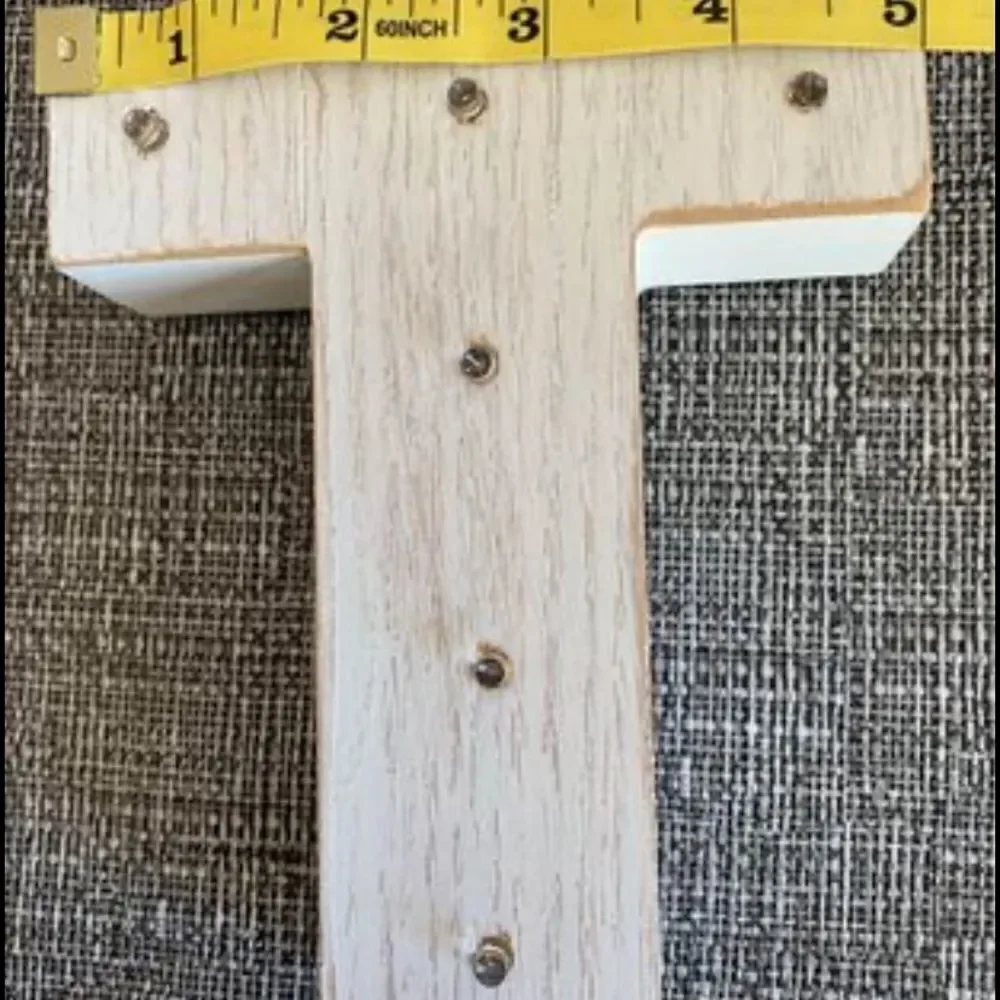 Wooden light up Letter T